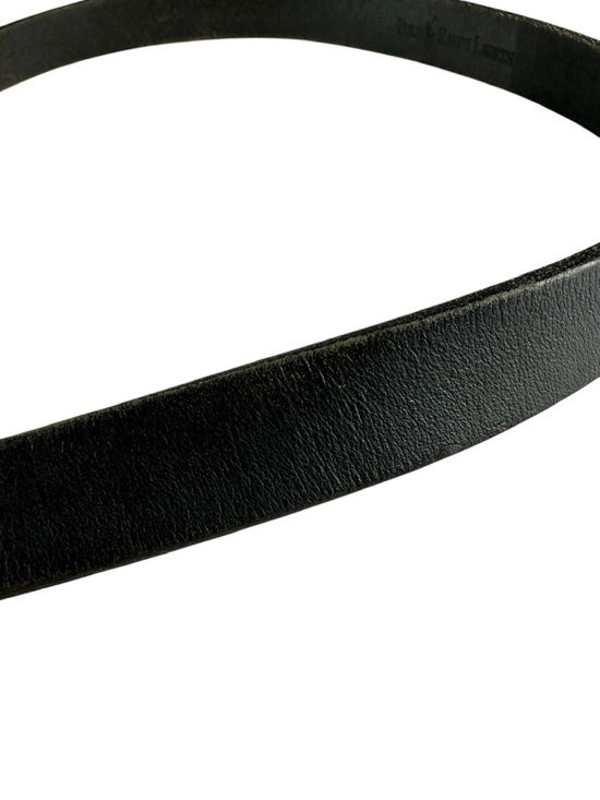 Genuine Vintage POLO Ralph Lauren Black Belt Leather Unisex Dress Belt 90s M main image 9
